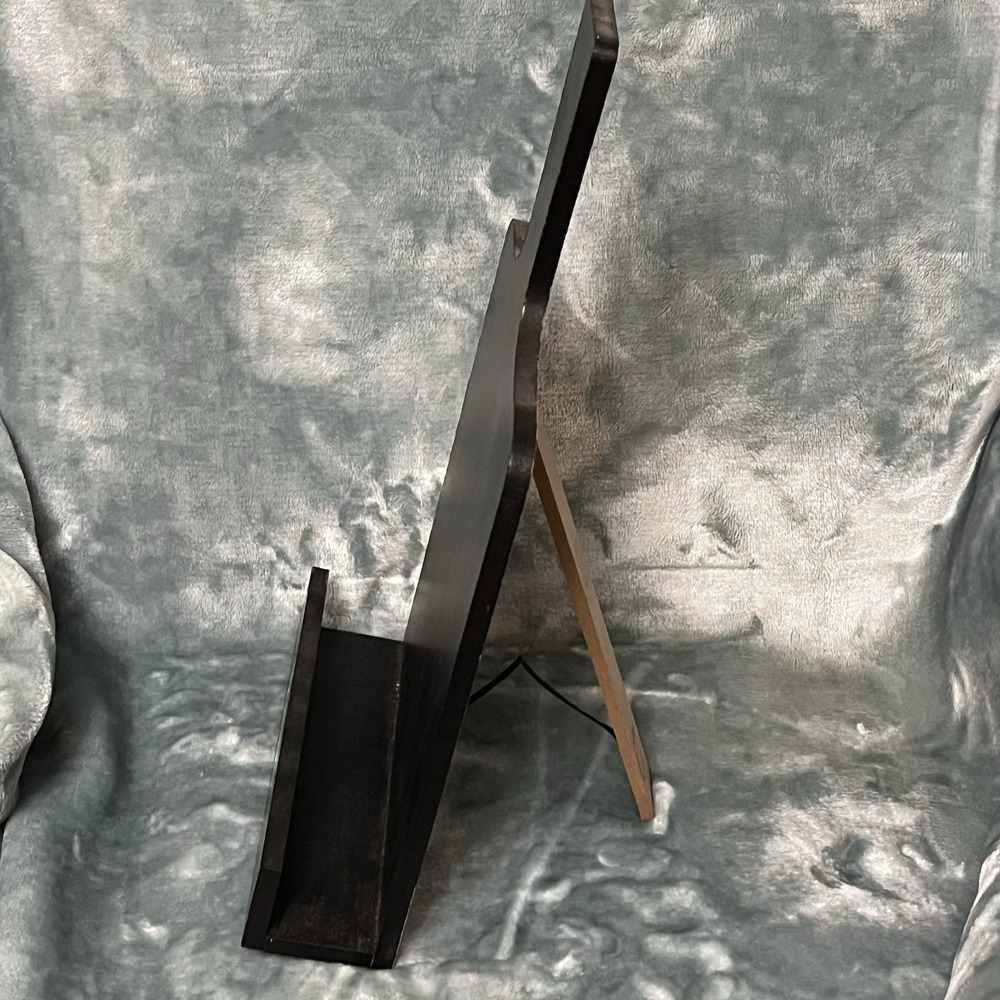 Recipe Book Tabletop Holder Black Wooden Old East Main Co 15"x9"x2.5" GUC - Picture 3 of 5